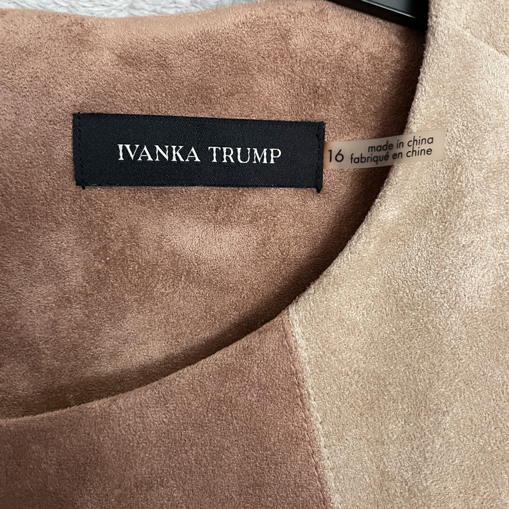 Ivanka Trump Multicolor Patchwork Mini Dress - image 2